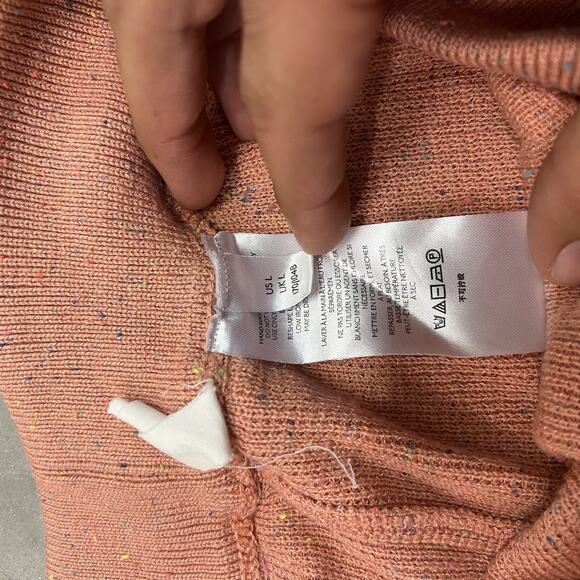 Anthropologie Daily Practice Pink Speckled Sweatpants Size Large - Picture 6 of 9